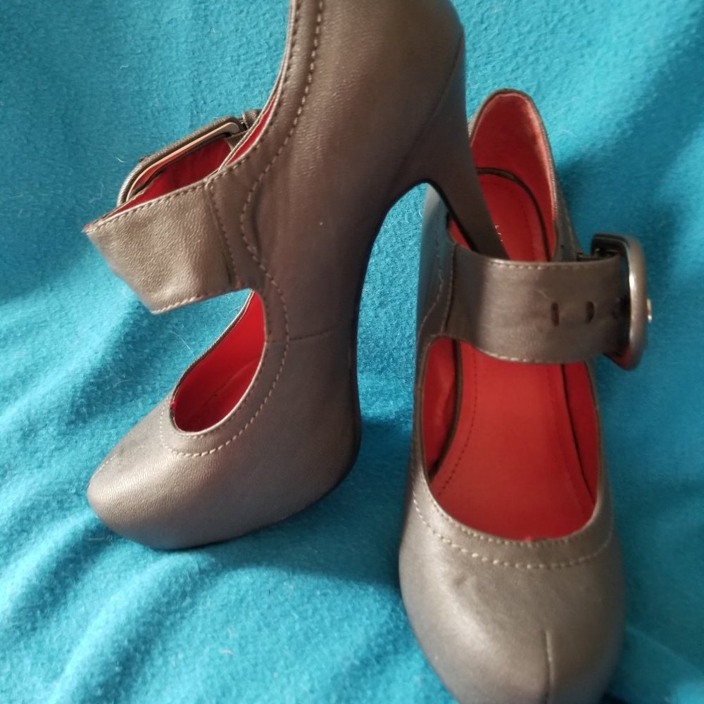 Madeline Stuart Wide Buckle Mary Jane Platforms